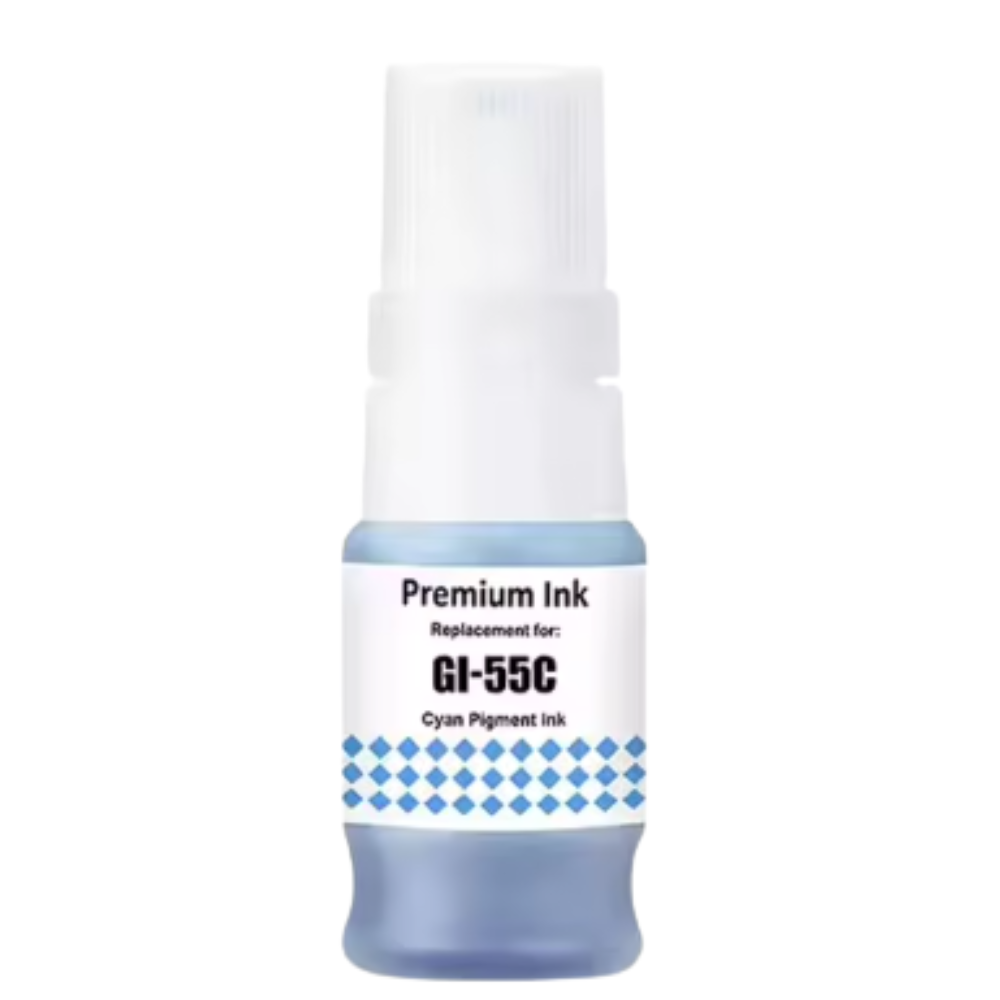 Canon GI-55 cyaan navulling 70 ml - C040030 – alternatief