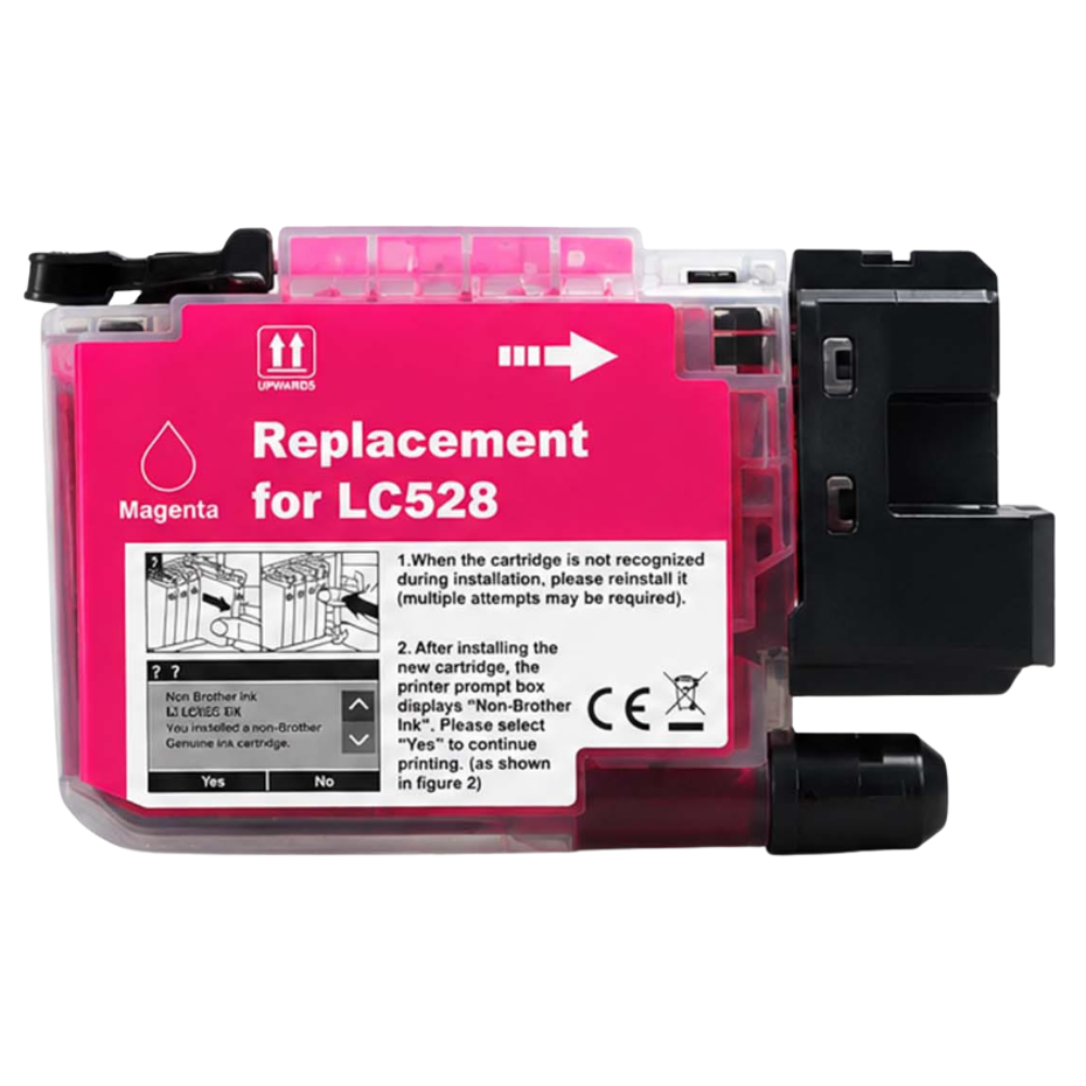 Brother LC528M magenta inktcartridge 53 ml – LC-528 M – alternatief