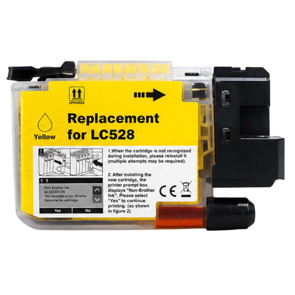 Brother LC528Y gele inktcartridge 53 ml – LC-528 Y – alternatief