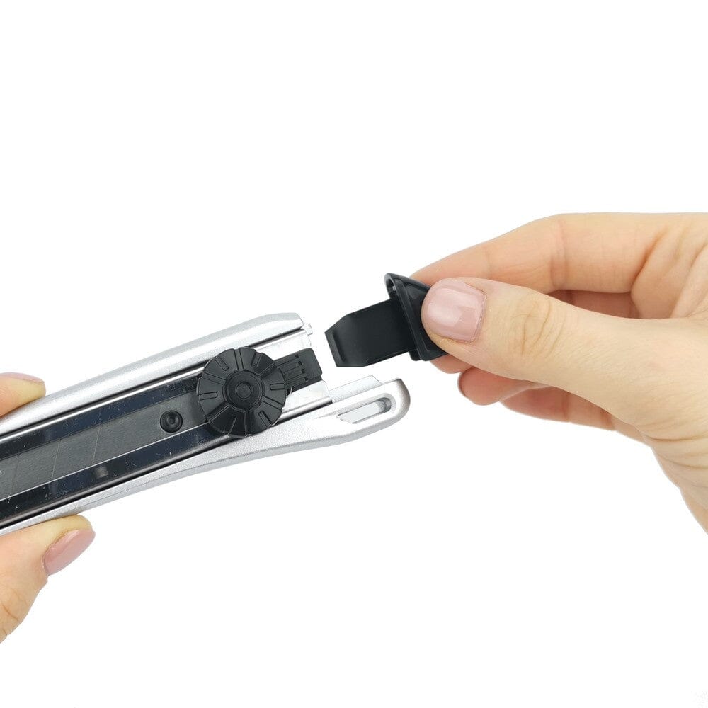 Hobbykniv Kraftig Aluminium håndtag - Bladet 100 x 18 mm