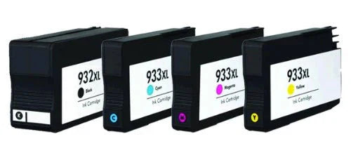 Pakke Sæt HP 932XL / 933XL – 4 farver BK-C-M-Y – Kompatibel – 77 ml