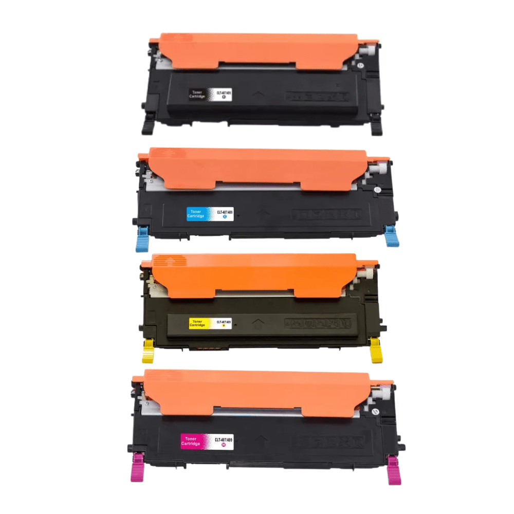Pakke sæt Samsung CLT-407S – 4 farver BK-C-M-Y – kompatible – 4500 sider