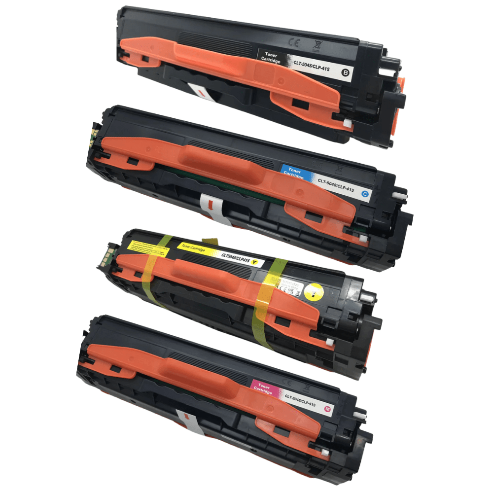 Pakke sæt Samsung CLT-504S – 4 farver BK-C-M-Y – kompatible – 7900 sider
