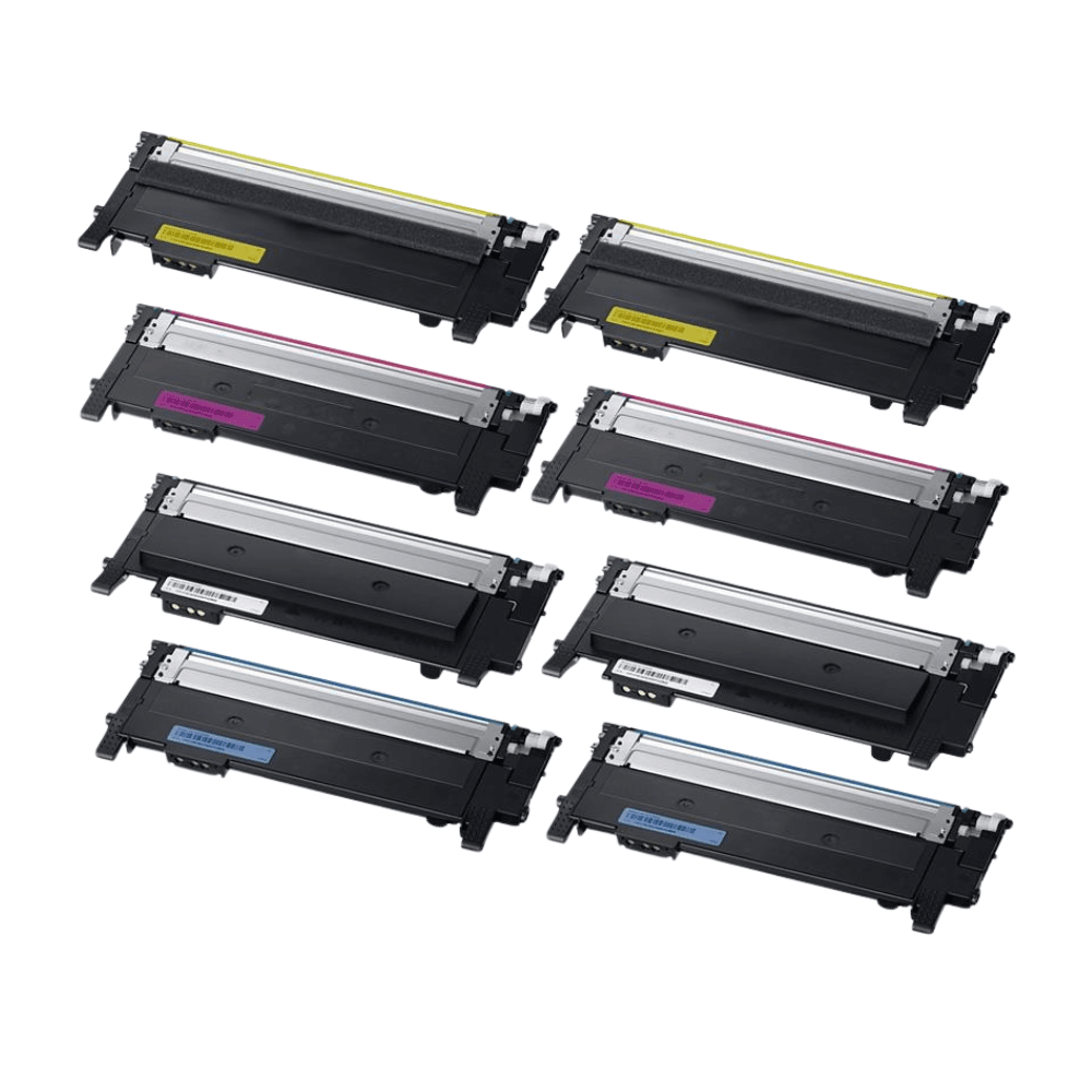 Sæt af Samsung CLT-4092S 2x BK/C/M/Y 9.000 sider – kompatbile