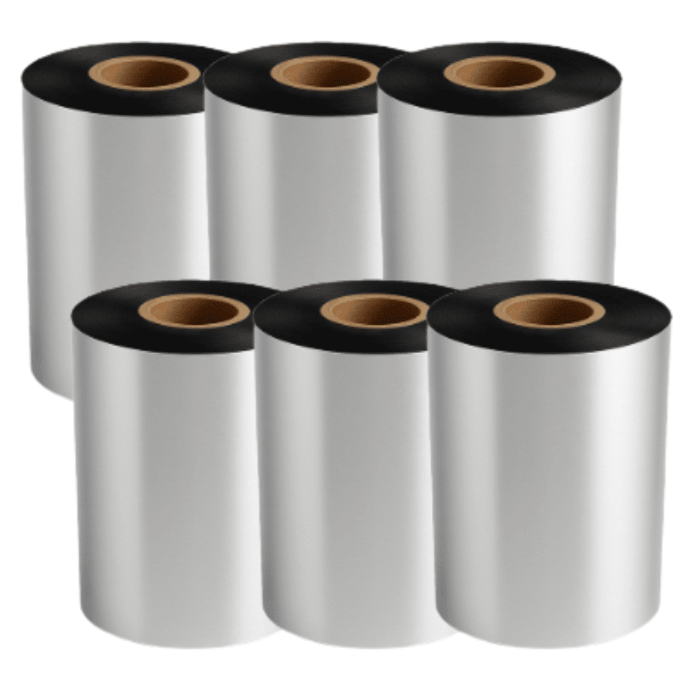6 stk - Zebra 5095 Resin Farvebånd, 110mm x 450m, Kompatible