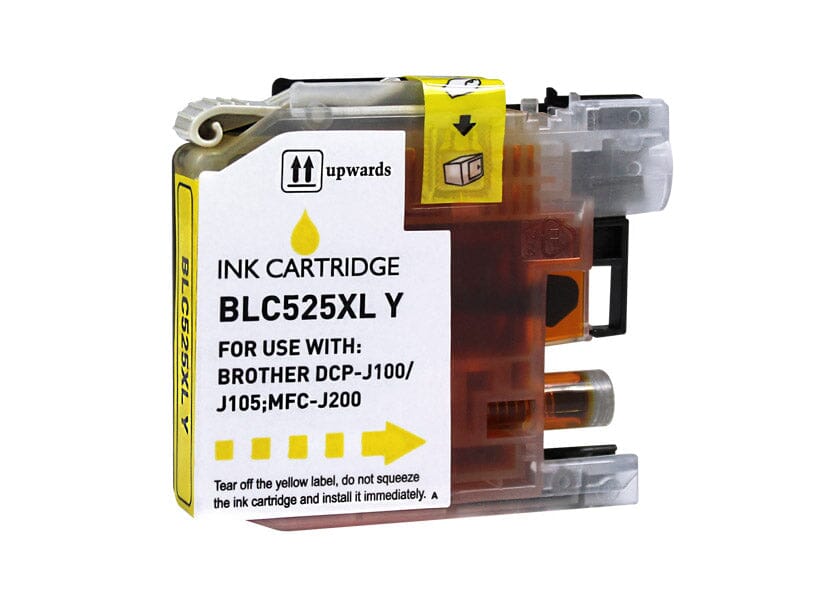 Brother LC525XLY gul printerpatron 15 ml LC-525XL-Y alternativ – LC-525XL-Y