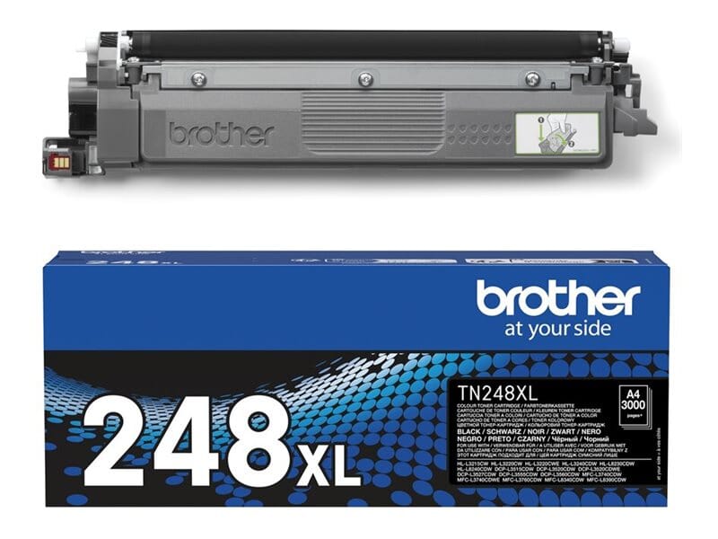 Brother TN248 XL Sort toner 3000 sider – Original