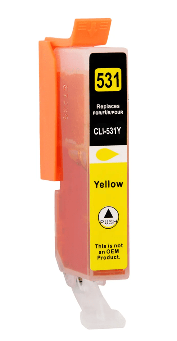 Canon CLI-531Y yellow printerpatron 13ml – alternativ – 6121C001
