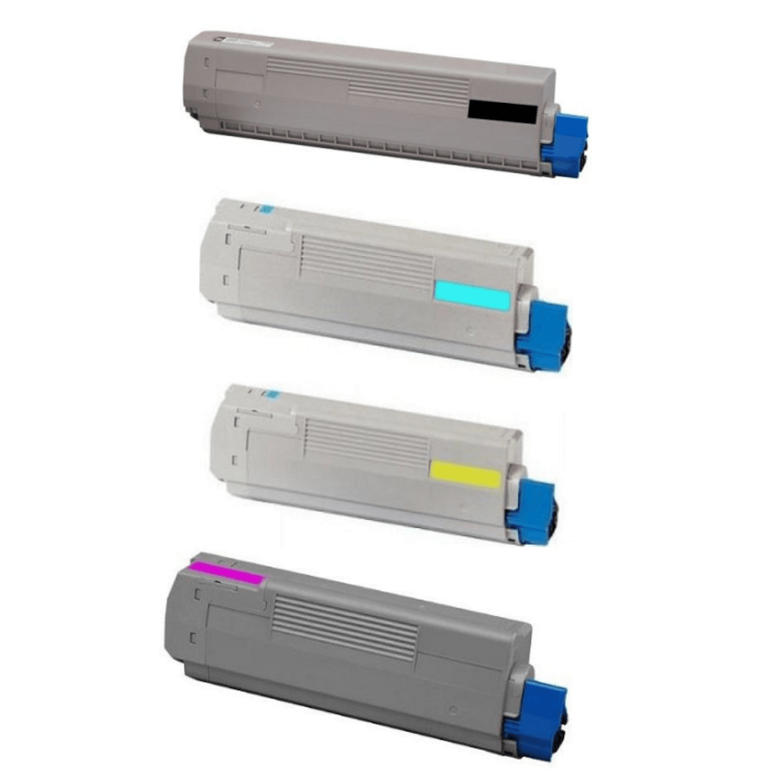 Sæt af OKI 873 - BK/C/M/Y 45.000 sider – alternativ