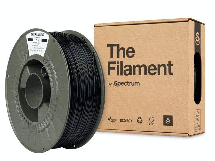 The Filament - PLA - Midnight Black - 1.75mm - 1kg